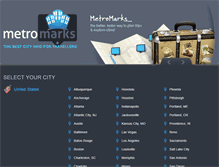 Tablet Screenshot of metromarks.com